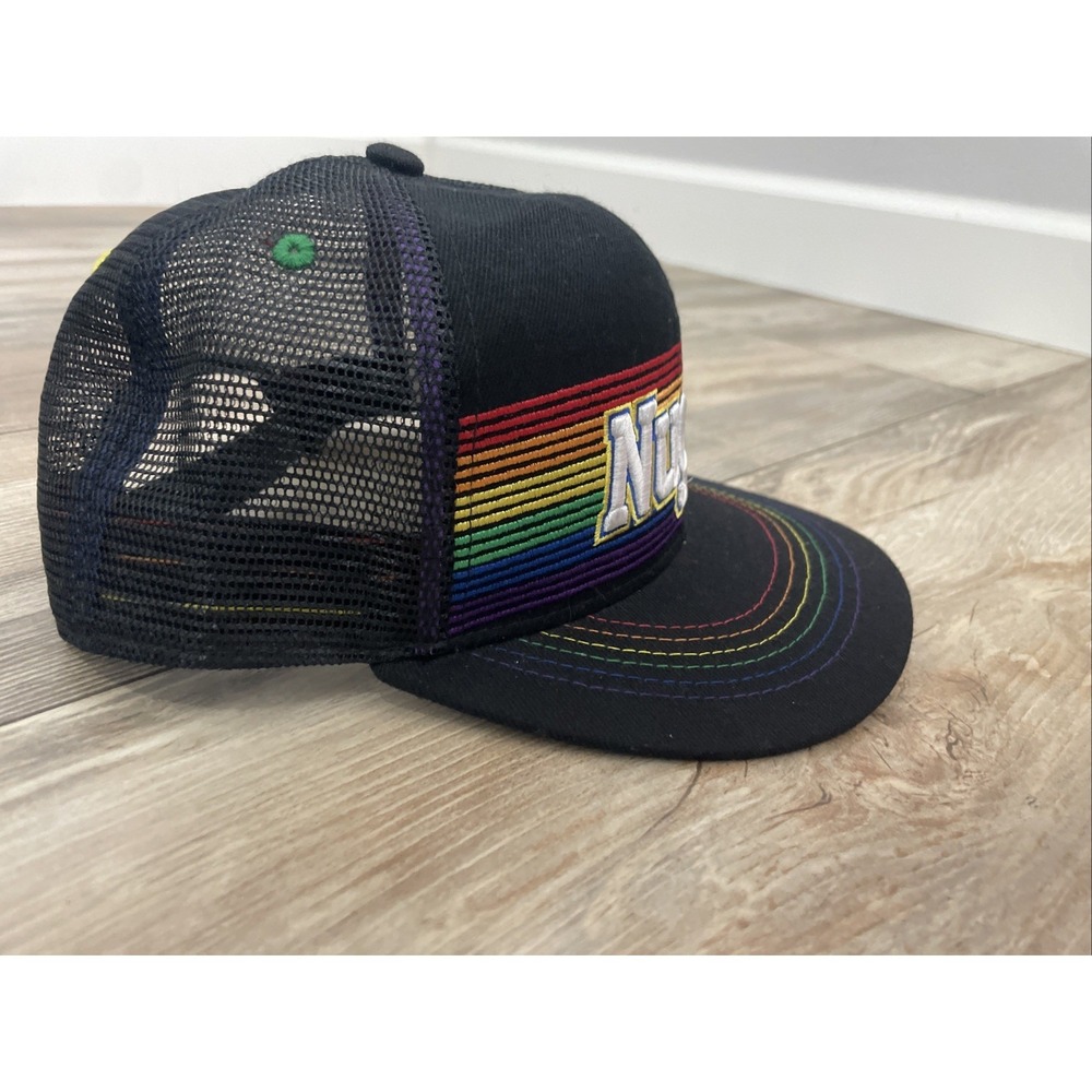 Denver Nuggets Aksels Rainbow Pride Nuggs Trucker Hat Embroidered NBA Basketball - Picture 6 of 9